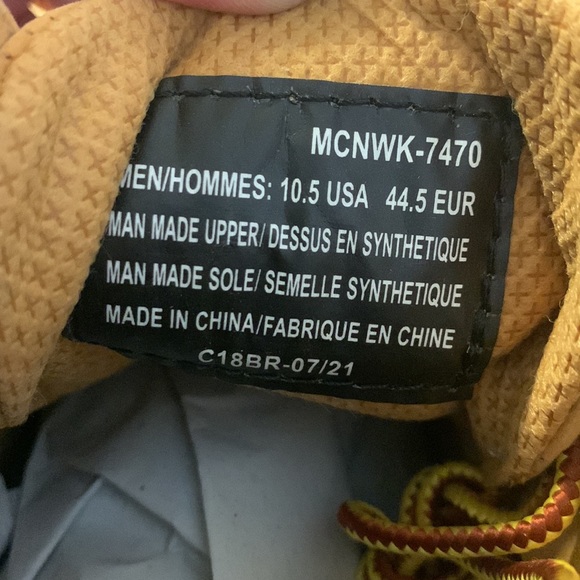 Lugz Mens Convoy Tan Work Boots New - Picture 12 of 12